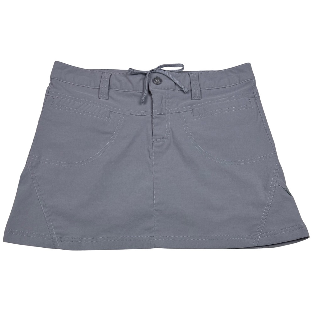 Athleta Skort Skirt Womens Stretch Pockets Sz 4 Petite Gray‎ Athleisure Outdoors